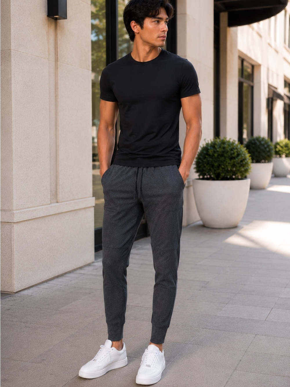 Unisex Lululemon Utilitech / Ripstop Drawstring Pants Gray XS Tapered Jogger